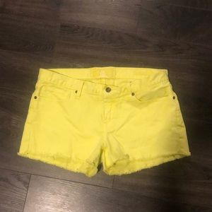 Lucky Brand Neon Yellow Shorts